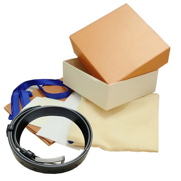 

belts mens belt fashion men genuine leather black belts women big gold buckle smooth womens classic casual ceinture with orange box 57-92, Black;brown