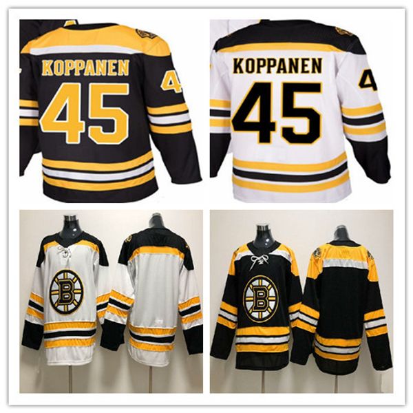 

45 joona koppanen jersey stitched fanatics home breakaway black boston bruins player away white women's youth hockey jerseys custom plu, Black;red