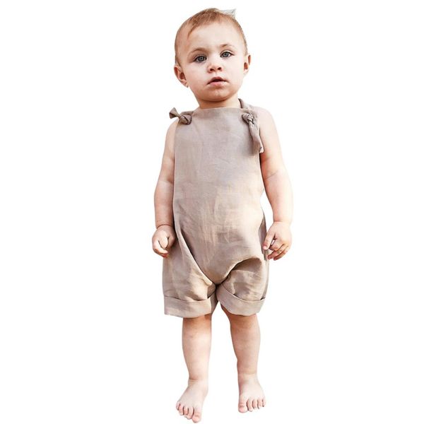 

summer toddler infant casual clothing rompers baby girl solid color suspender overalls children girls holiday jumpsuit new, Blue
