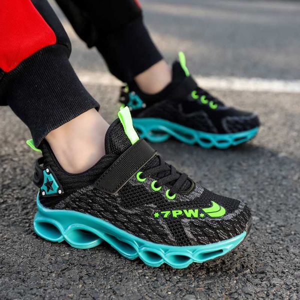 

new arrival casual boys kids sneakers breathable children running shoes anti slip kids boy sport shoes fashion casual kid, Black;red