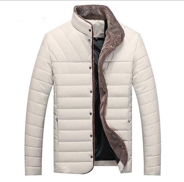

autumn winter men warm jacket casual parkas men's coat single breasted outerwear mens brand clothing 4xl, Black;brown