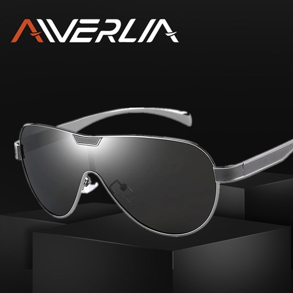 

aiverlia солнцезащитные очки мужчины поляризованном мужские очки человек sunglass brand design зеркало объектива черное золото óculos ai55 y, White;black