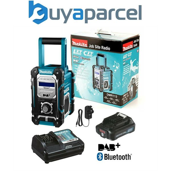 

Makita dmr112 digital dab ite radio dab bluetooth 12v 2 0ah battery charger