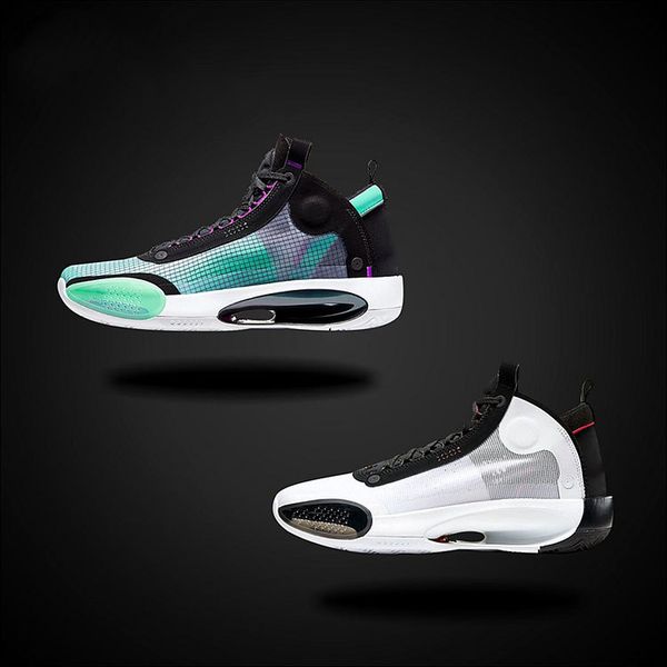 

новое прибытие мужские баскетбольные ботинки 34 xxxiv blue void 34s eclipse sports кроссовки тренеров athletic размер 7-12