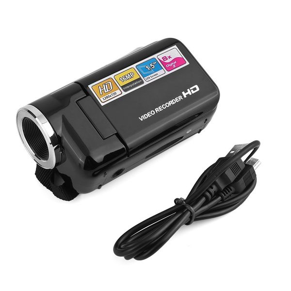 

mini video camera full hd 1080p 16mp with 1.5" tft screen 8x digital zoom usb2.0 video recorder camcorder dv camera sdhc/sd card