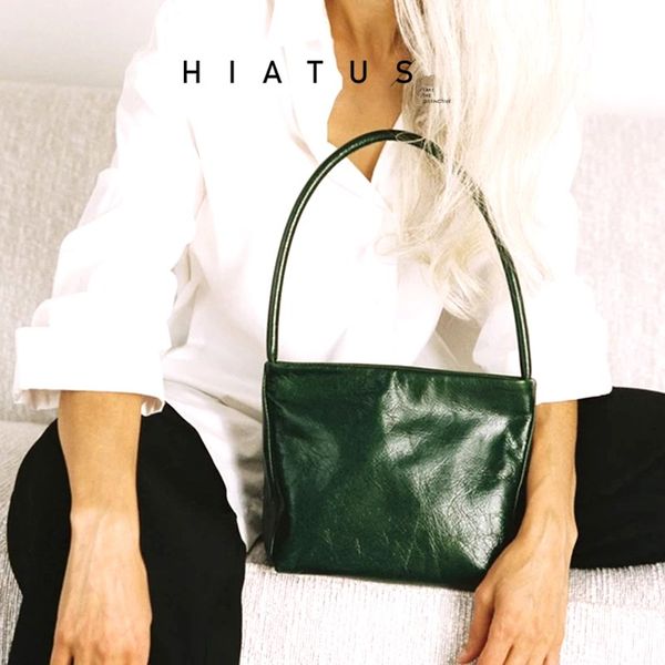 

designer versatile oil wax leather underarm bag women's retro one shoulder handbag multicolor fashion item number ph-cfy2001061