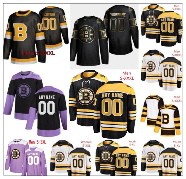 

custom boston 2019 jersey golden edition brad marchand pastrnak johansson krejci tuukka rask miller patrice zdeno chara charlie coyle bruin, Black;red