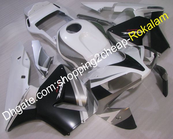 

for honda cbr600rr f5 2003 2004 cbr600 rr cbr 600rr cbr600-rr 03 04 motorbike black white gray bodywork fairing (injection molding)