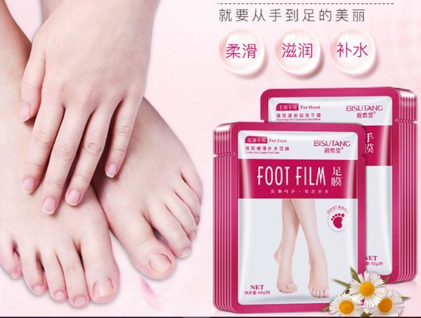 2 stücke = 1 paar Top qualität Peeling Fuß Maske Hand Maske Socken Peel Off Entfernen Abgestorbene Haut Fuß Pflege fuß Spa Behandlungen