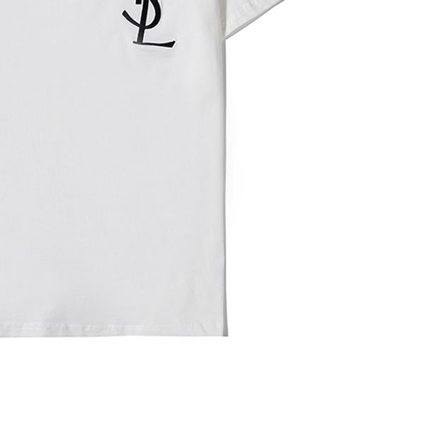 

design brand tshirt spring short sleeve men women casual tees fashion luxury mens tshirt streetwear 19122123k, White