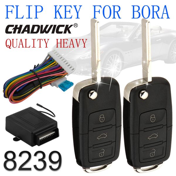 

new chadwick 8239 flip key keyless entry system for bora vw remote control central door lock locking car