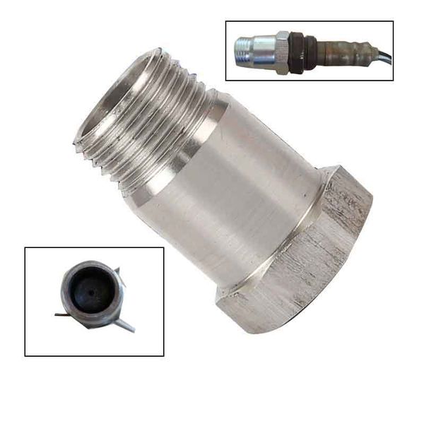 

car oxygen sensor extender spacer hho hydrogen test pipe o2 (4) bung