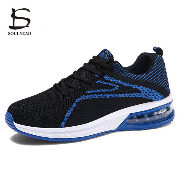

the new air cushion damping running sports shoes casual shoes breathable fabric men's non-slip sneakers large size 45 yards