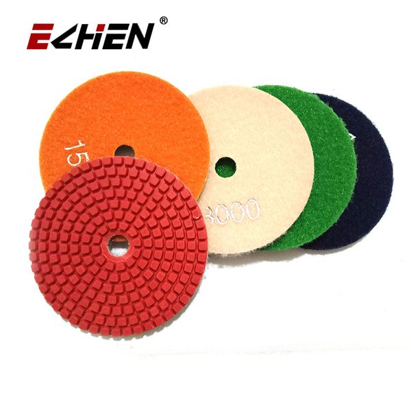 

3 шт 4 дюйма/100 мм мокрый алмаз полировки колодки для полировки гранит мрамор камень кварц