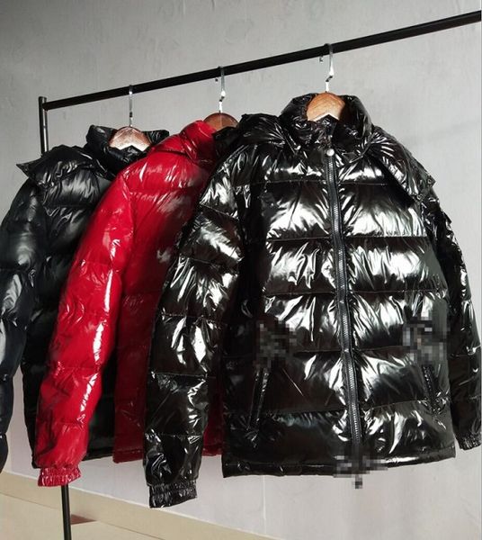

winter 2020 men jacket france designer men warm plus size man down and parka anorak jacket, Black