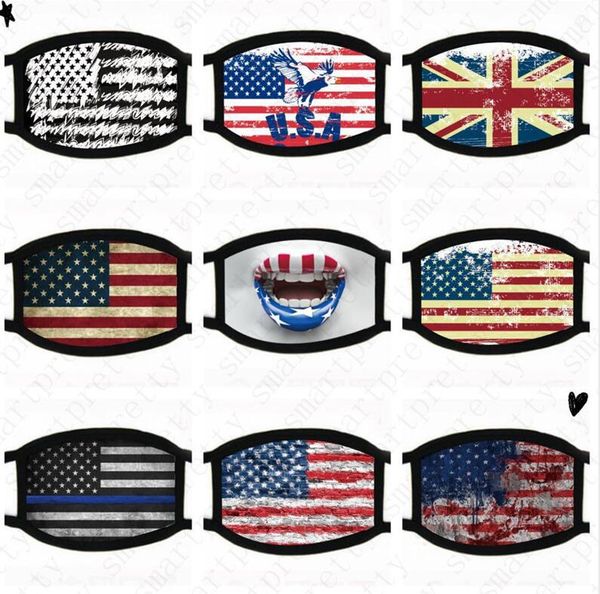 

сша америка флага eagle trump печать маска washable cotton маска дышащий лето женщина человек открытого велоспорт маска 2020 d52009, Blue