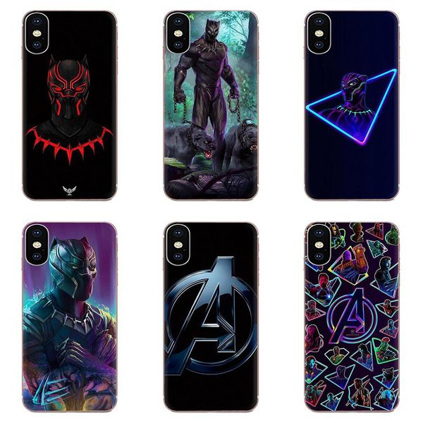 

изготовленный на заказ черный пантера мягкий пользовательский телефон для galaxy note 10 a10e a10s a20s a30s a40s a50s a6s a70s a730 a8s m10