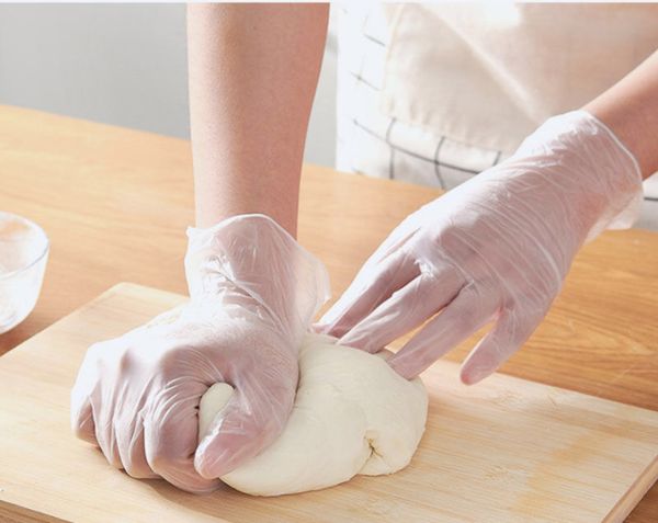 

2020 disposable powder-nitrile exam gloves, large, latex gloves to prevent bacterial infection box/100