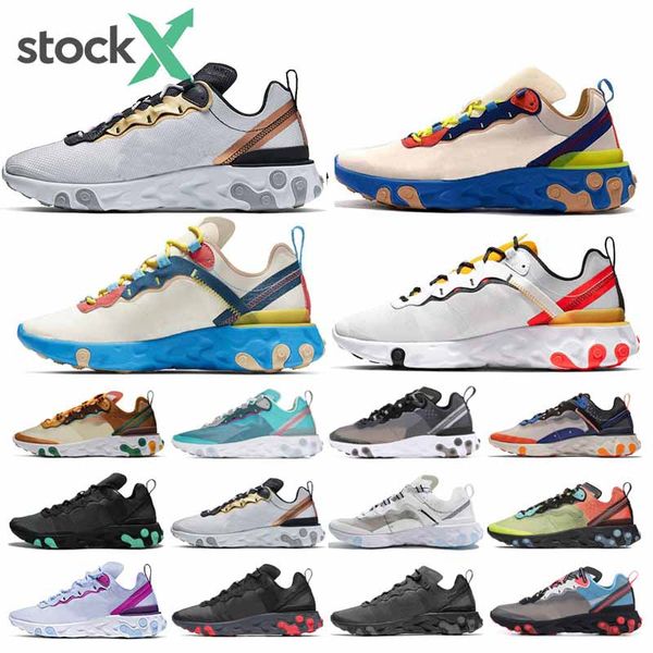 

stock x university red escape pack taped seams solar react element 55 87 game royal men running shoes for women sports trainer sneakers