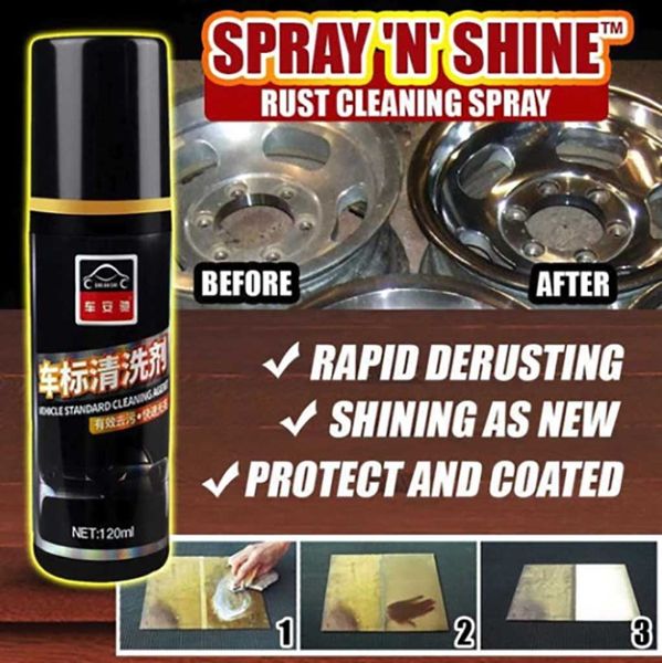 

carprie film remover 2019 new car rust inhibitor rust remover spray quick cleaming spray 120ml 9904