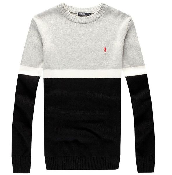 

designers ralph male sweaters luxury mens sweater private order fashion pullover comfortable hoodie tide man, White;black