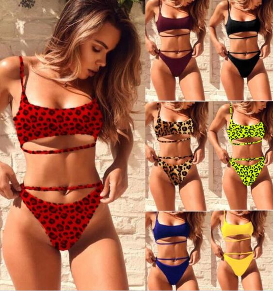 

9color bikini women swimwear leopard bikinis biquini swim suit push up swimsuit female beachwear swimming bikini women