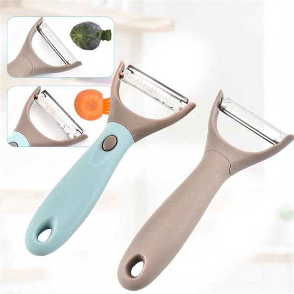 

multifunctional new fruit and vegetable peeler plastic long handle dig bud scale planer fruit kitchen accessories