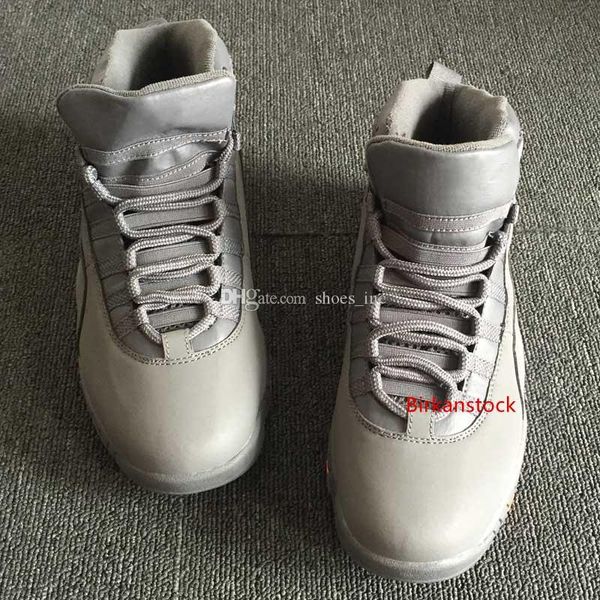 

10 новых прохладных серых красочных радужных мужских баскетбольных ботинок 10s мужские тренеры спорт на открытом воздухе высокое качество кр