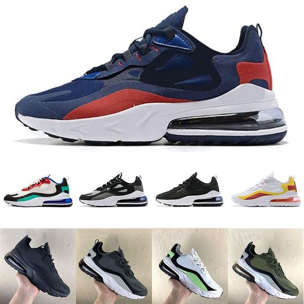 

New Arrival React Men Running Shoes Top Quality BAUHAUS OPTICAL Triple Black Fashion Mens Trainer Breathable Sports Sneakers Size 36-45