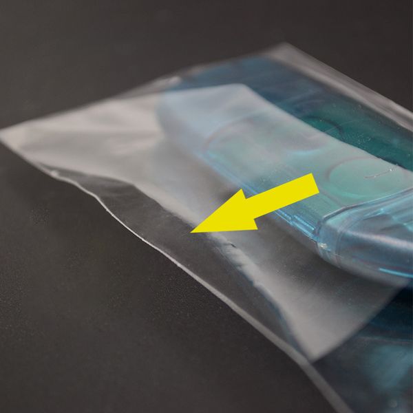 

100pcs/pack envelopes waterproof opp stickers packaging shipping bags transparent gift self adhesive mailers for jewelry plastic, Pink;blue