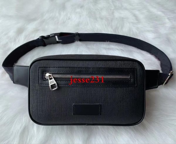 

r luxury men women leather sport runner fanny pack belly waist bum bag fitness running belt jogging pouch back grid bags