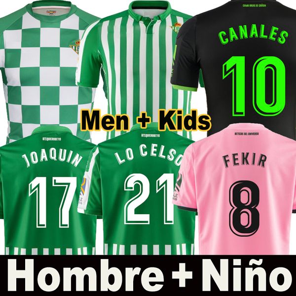 

19 20 cami eta real beti occer jer ey 2019 2020 limited edition fekir joaquin lo cel o bartra third pink football hirt men kid uniform