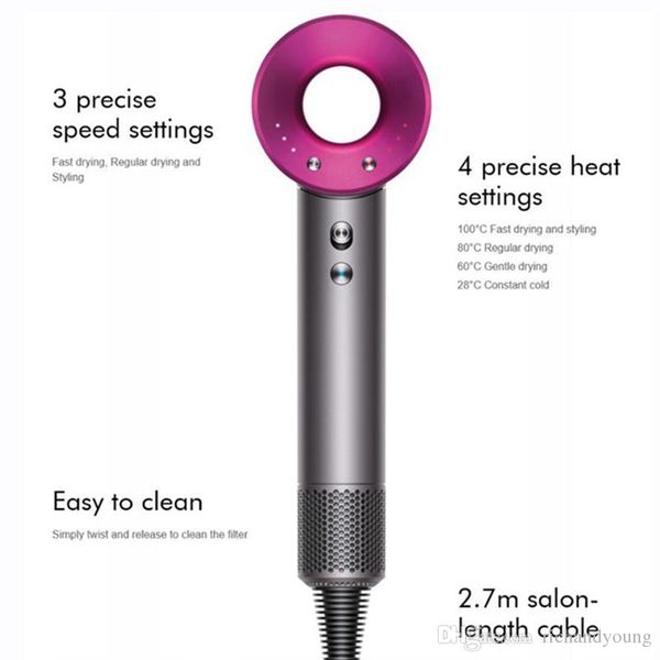 

2019 new arrival dys hair dryer professional salon tools blow dryer heat super speed blower dry hair dryers dhl free