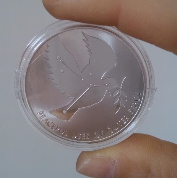 

40mm мирное использование космического пространства оон организация объединенных наций сувенирная монета медали