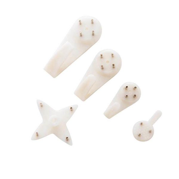 

10pcs set diy p hook seamless needle nail living room wall invisible hooks for p hanging hook frame accessories