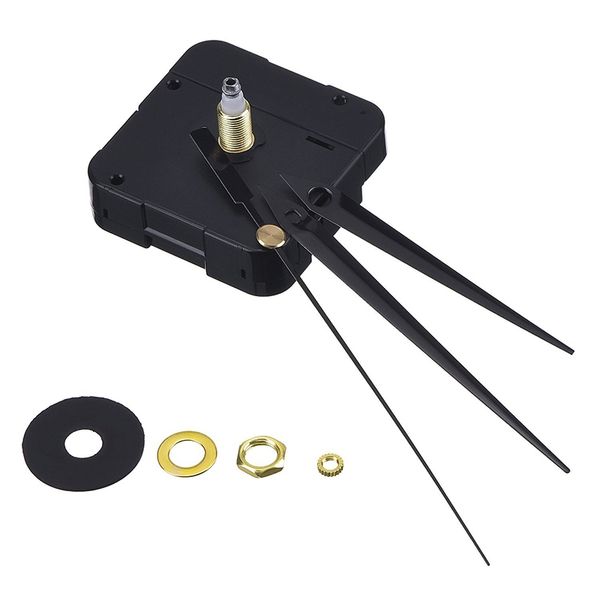

top! -diy high torque механизм часов, 3/10 дюйма максимальная толщина набора, 4/5 дюйма общая длина вала (черный) другие часы аксессуары