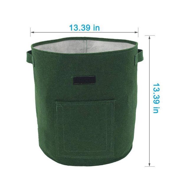

custom amazon explosion potato planting bucket new felt growing bag balcony breathable non-woven bag custom logo digital full printing r435