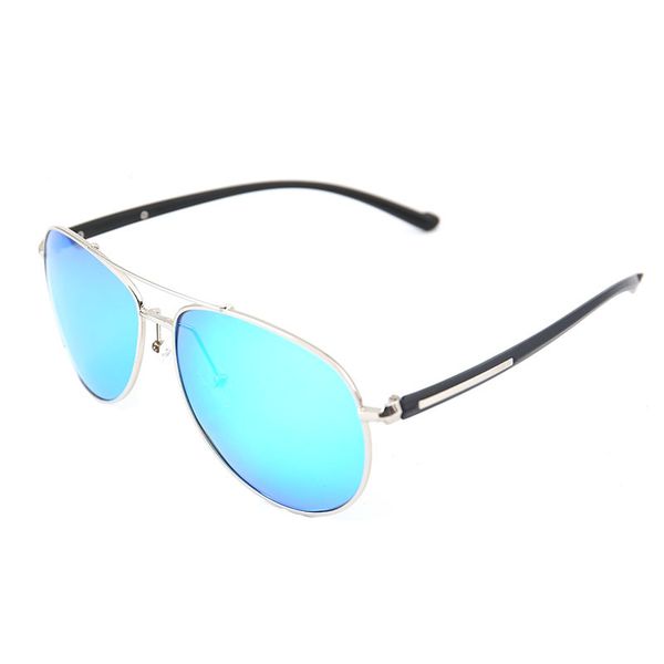 

classic retro men's sunglasses polarized color metal glasses quality fashion alloy outdoor driving multicolor male frame glasses, White;black
