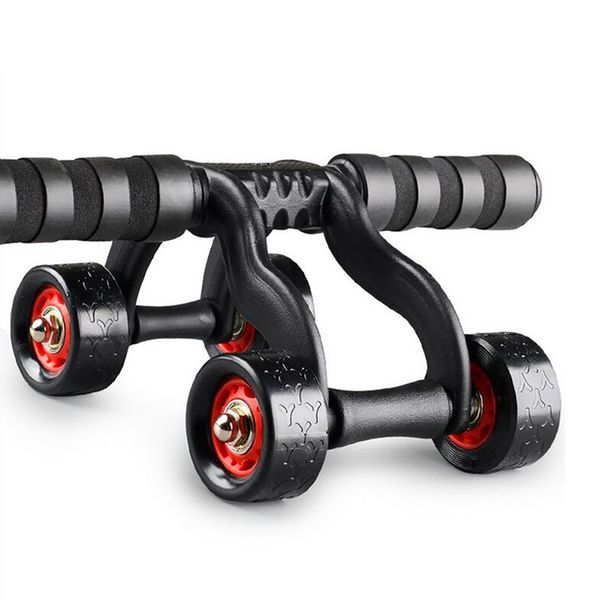 

training apparatus 4 wheel power abdominal muscle exercise roller wheel belly waist workout fitness body building training kitzi