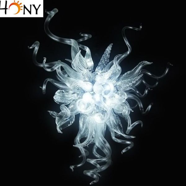 

fancy italy design gray color 100% handmade murano glass led crystal chandelier for living room