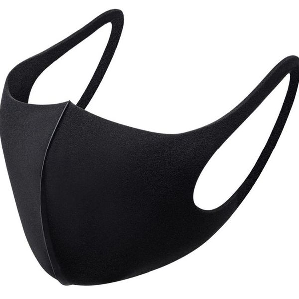 

1pcs fashion cotton breath valve mouth mask anti-dust anti pollution mask cloth activated carbon filter respirator, Black