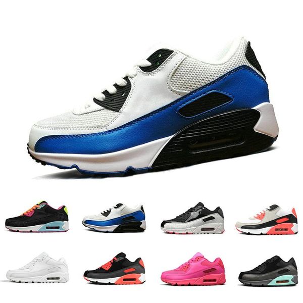 

men shoes classic 90 men and woman shoes trainer cushion surface casual shoes black white 36-45