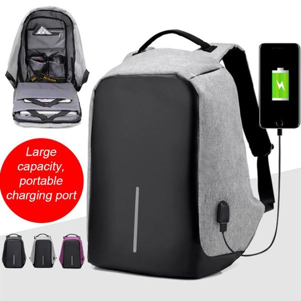

outdoor sports bag anti-theft backpack usb double shoulder waterproof travel bag for men women large capacity 20-35l rucksack001