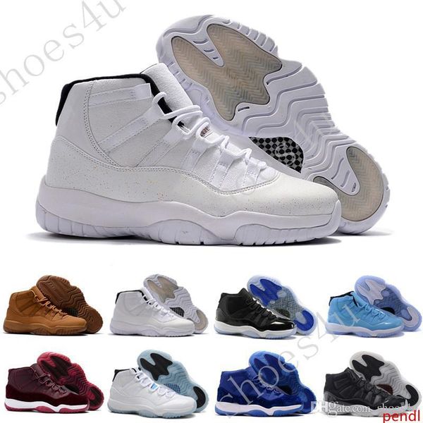 

скидка (11)xi space jam legend синий черный бархат 72-10 баскетбольные туфли мужские спортивные кроссовки 11s выведенные женские кроссовки