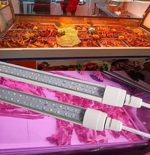 4ft 3ft 2ft Meat Cooler Lights lampada a tubo a led tri-proof impermeabile IP65 LED tubo per custodia per carne