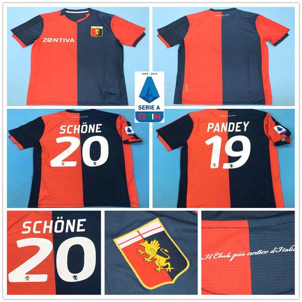 

2019 2020 genoa cricket футбол джерси 10 gümüş 11 куаме 20 schøne romero sturaro pinamonti t.sanabria пользовательские cfc главная 19 20 фут, Black;yellow
