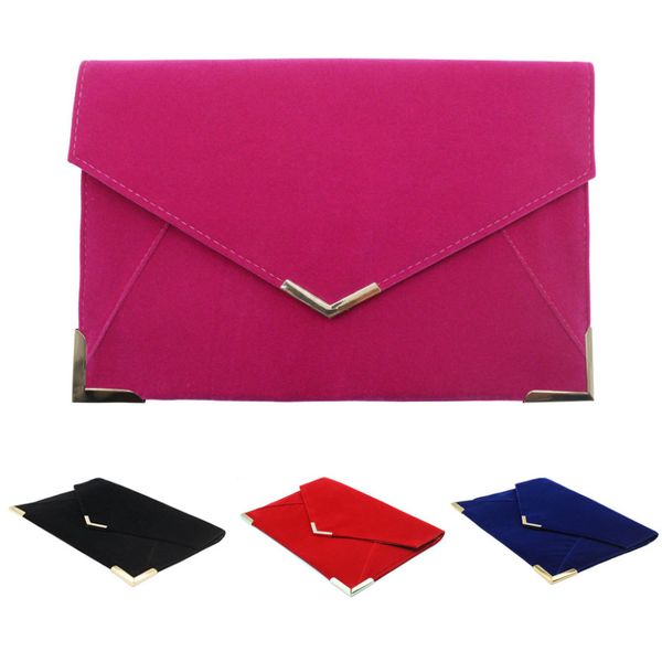 

fashion women pure coloor ribbons bag silk cocktail party bag chain evening