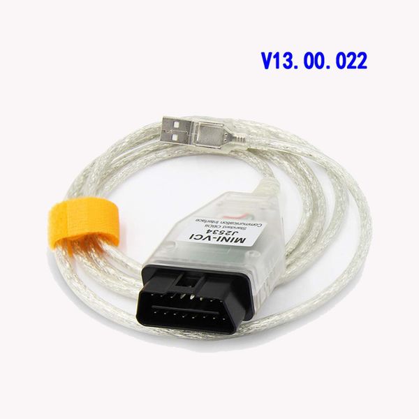 

16pin v13.00.022 mini vci ft232rl chip obd cable for mini vci j2534 diagnostic connector tis techstream single cable