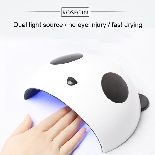 

uv led 36w / 24w for nail dryer led nail 12 lamps for curing all gels panda design with usb charging art tools manicure