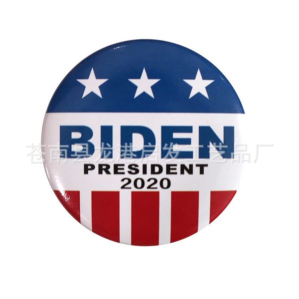 

10 1 pcs roses skull biden badge embroidery patches for clothing iron patch for clothes applique sewing accessories stickers on clothes i #2, Silver